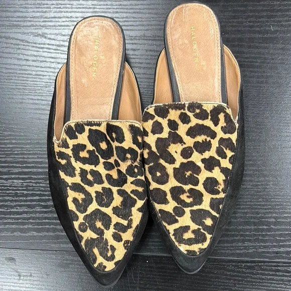 Halogen Cheetah Print Mules Halogen Leopard Mules On Sale